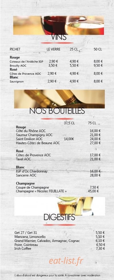 Crêp Suzette — carte page 10