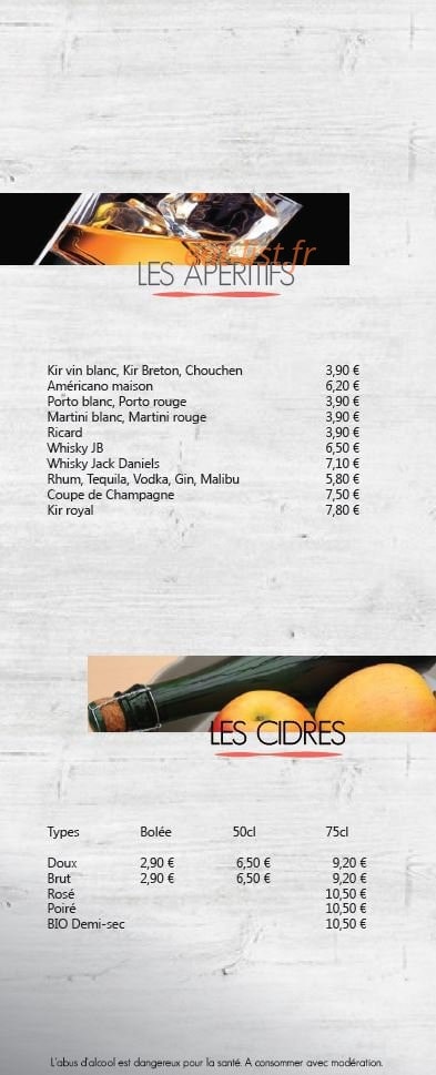 Crêp Suzette — carte page 7