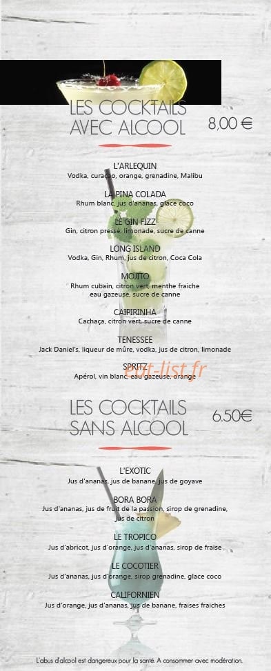 Crêp Suzette — carte page 8