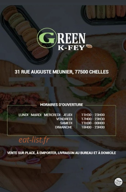 Green K-Fey — carte page 1