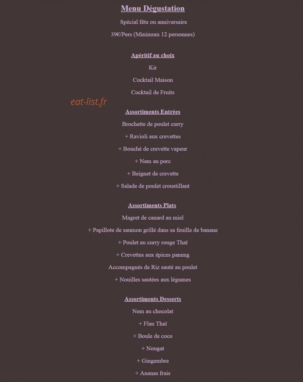 L'asiane — carte page 3