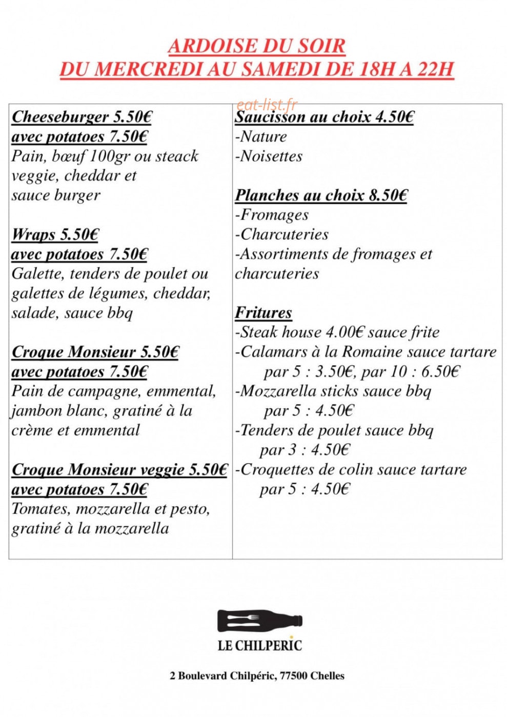 Le Chilpéric — carte page 2