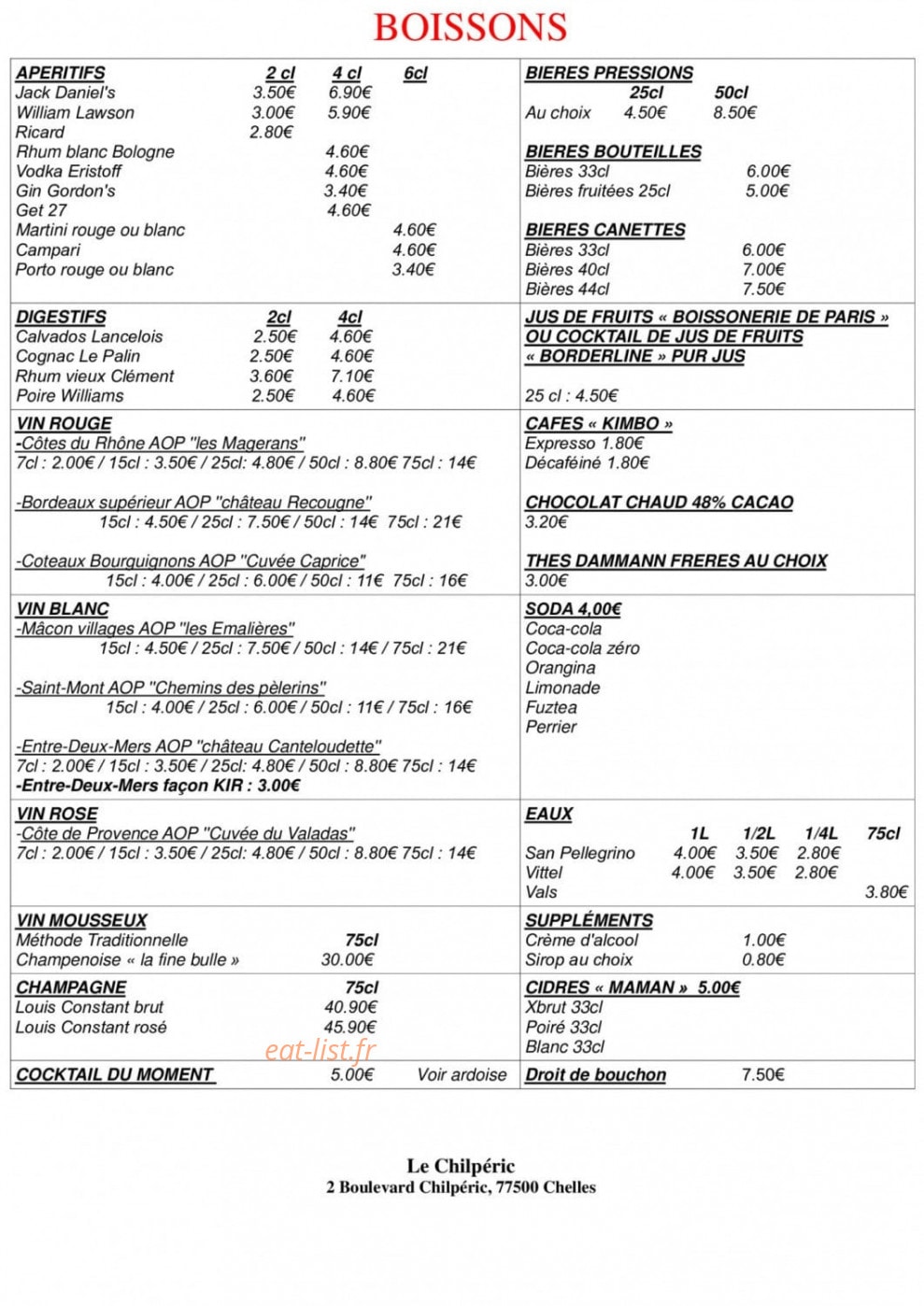 Le Chilpéric — carte page 3