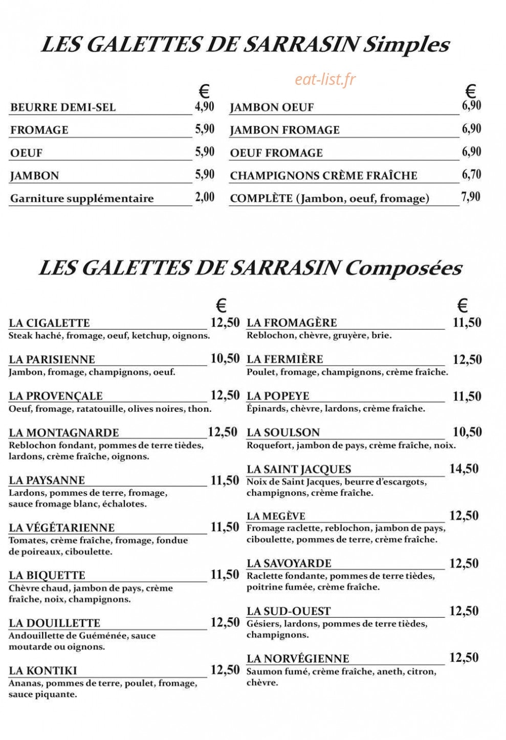 Le Cigalou — carte page 7