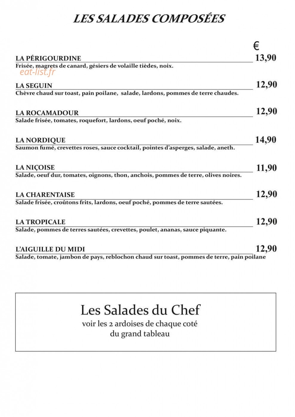Le Cigalou — carte page 2