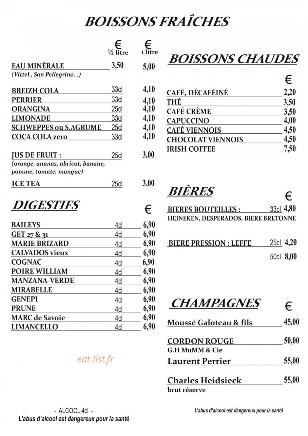 Le Cigalou — carte page 11