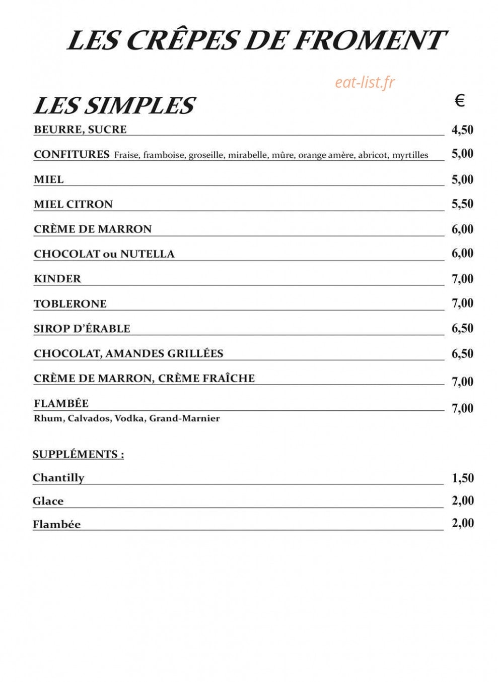 Le Cigalou — carte page 8