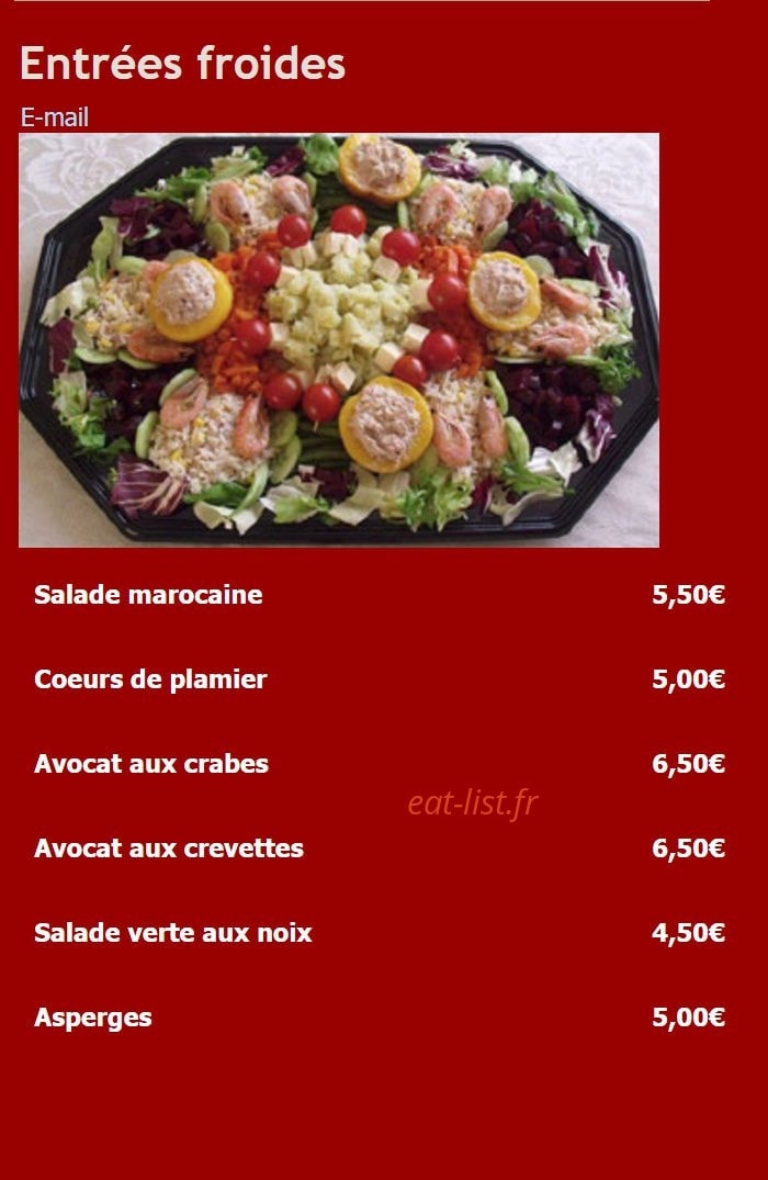 Le palmier — carte page 1