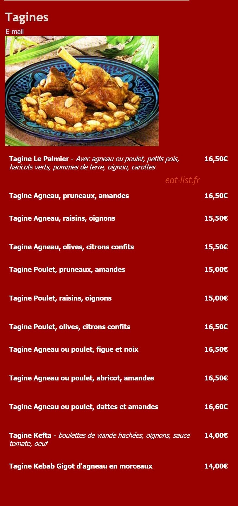 Le palmier — carte page 3