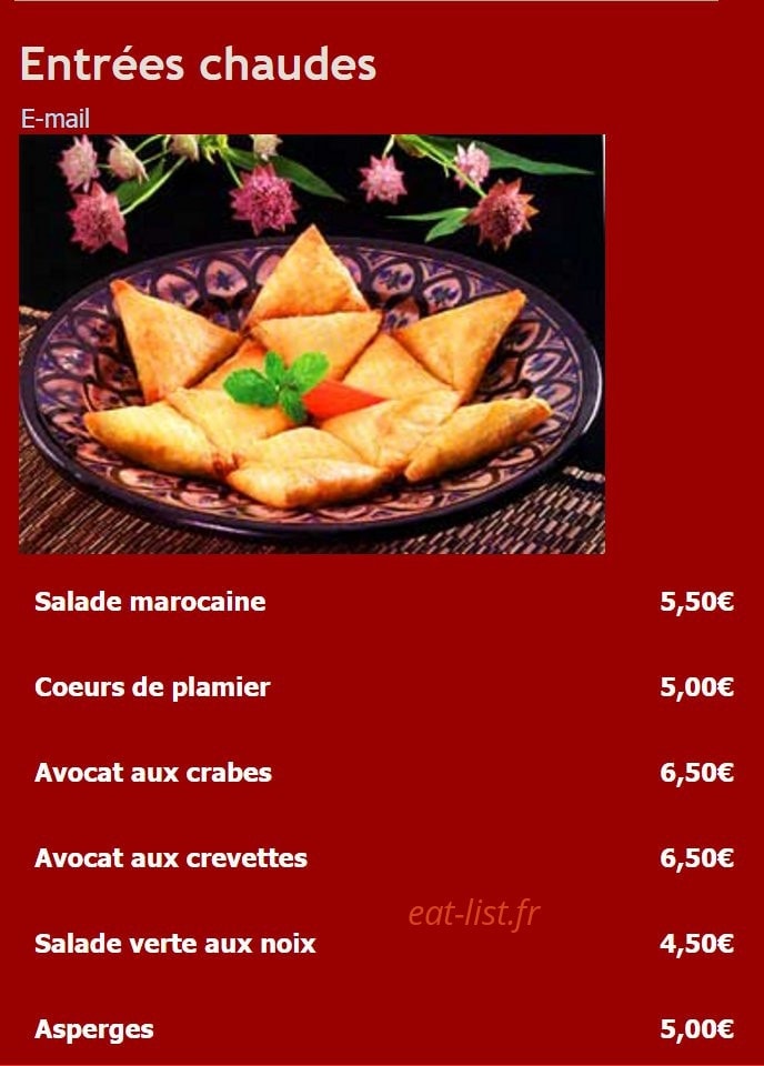 Le palmier — carte page 2