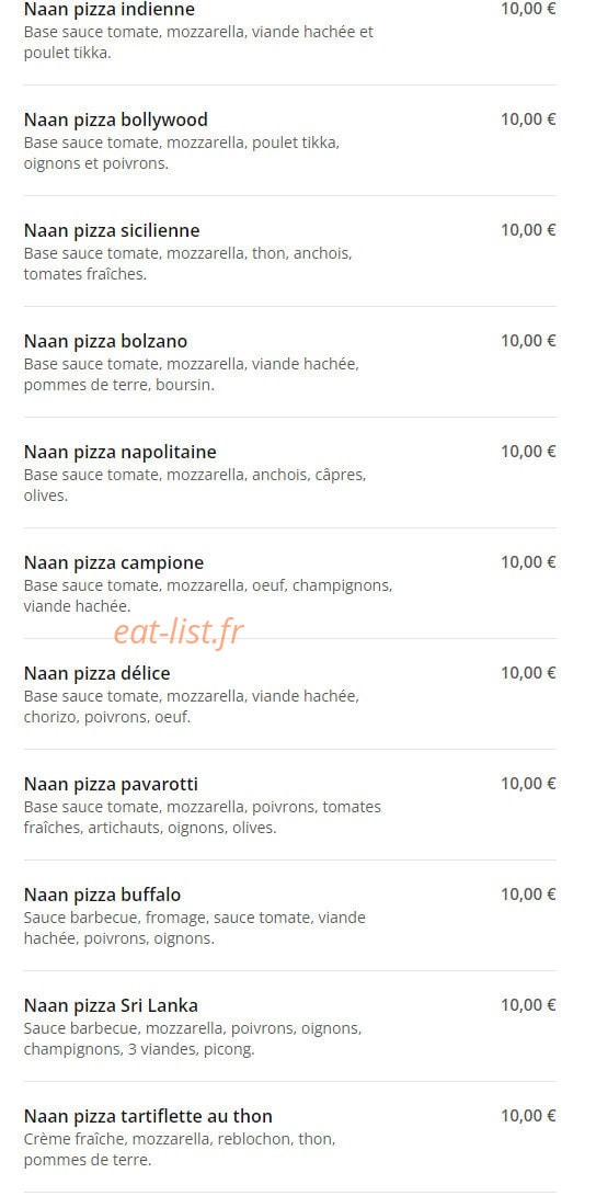 Pizza Casa — carte page 12