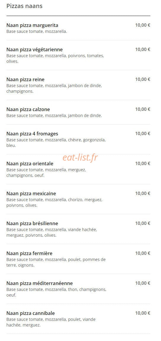 Pizza Casa — carte page 11