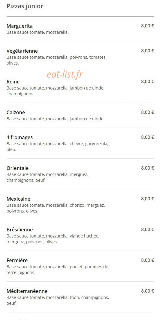 Pizza Casa — carte page 5