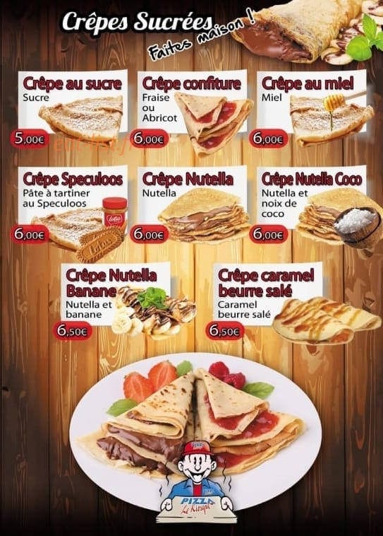 Pizza Le Kiosque — carte page 3