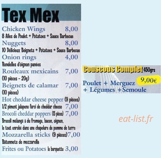Pizzas Chelles — carte page 5