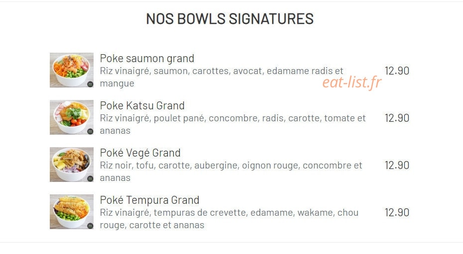 Poke Boba — carte page 2