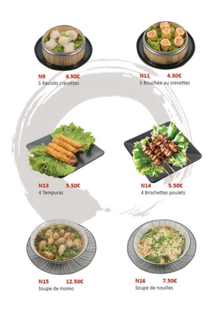 Restaurant de Maman — carte page 3