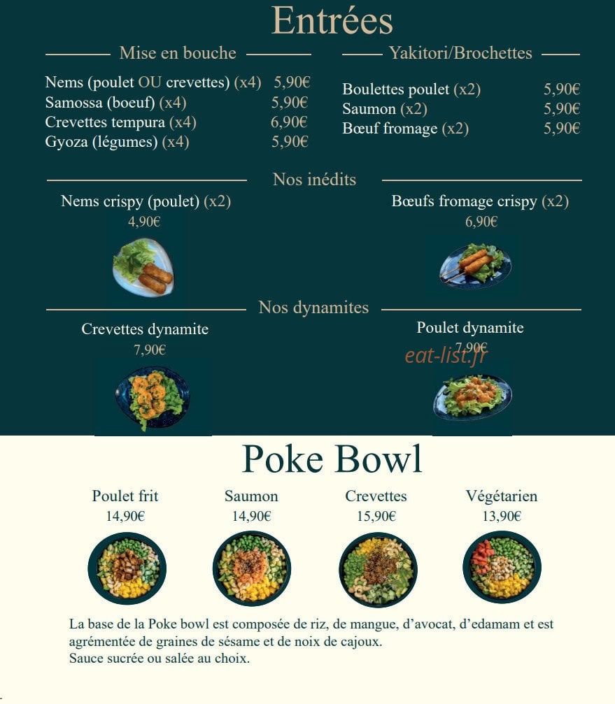 Sushi Thaï'M — carte page 2