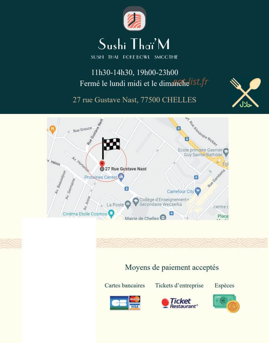 Sushi Thaï'M — carte page 8