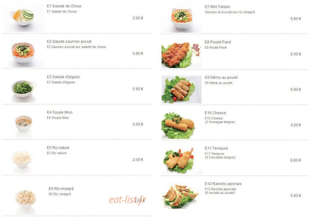 Yakitori — carte page 5