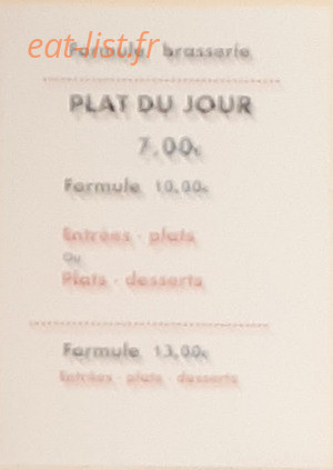 Café des Sports — carte page 1