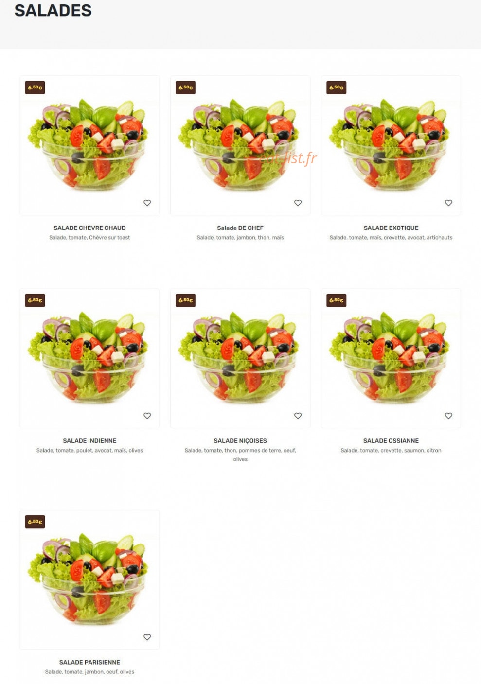 Casa pizza — carte page 5
