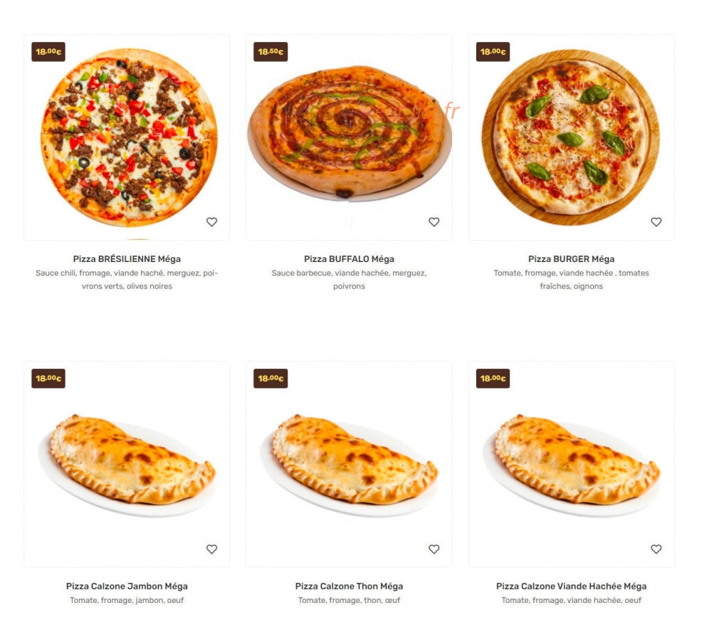 Casa pizza — carte page 4