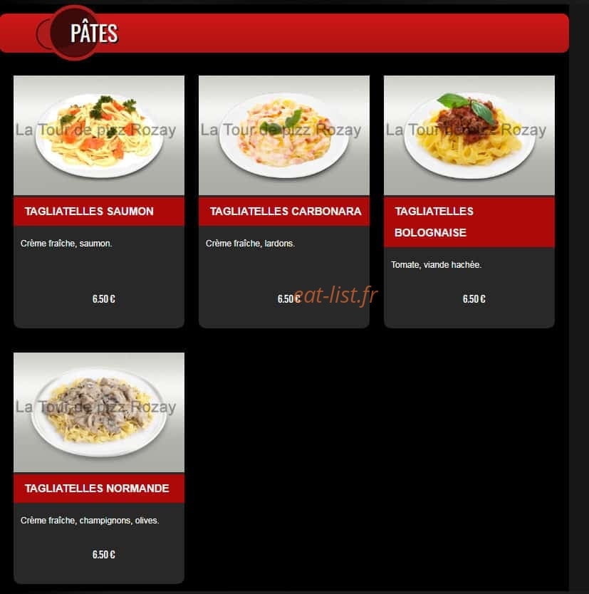 La Tour de Pizz — carte page 8