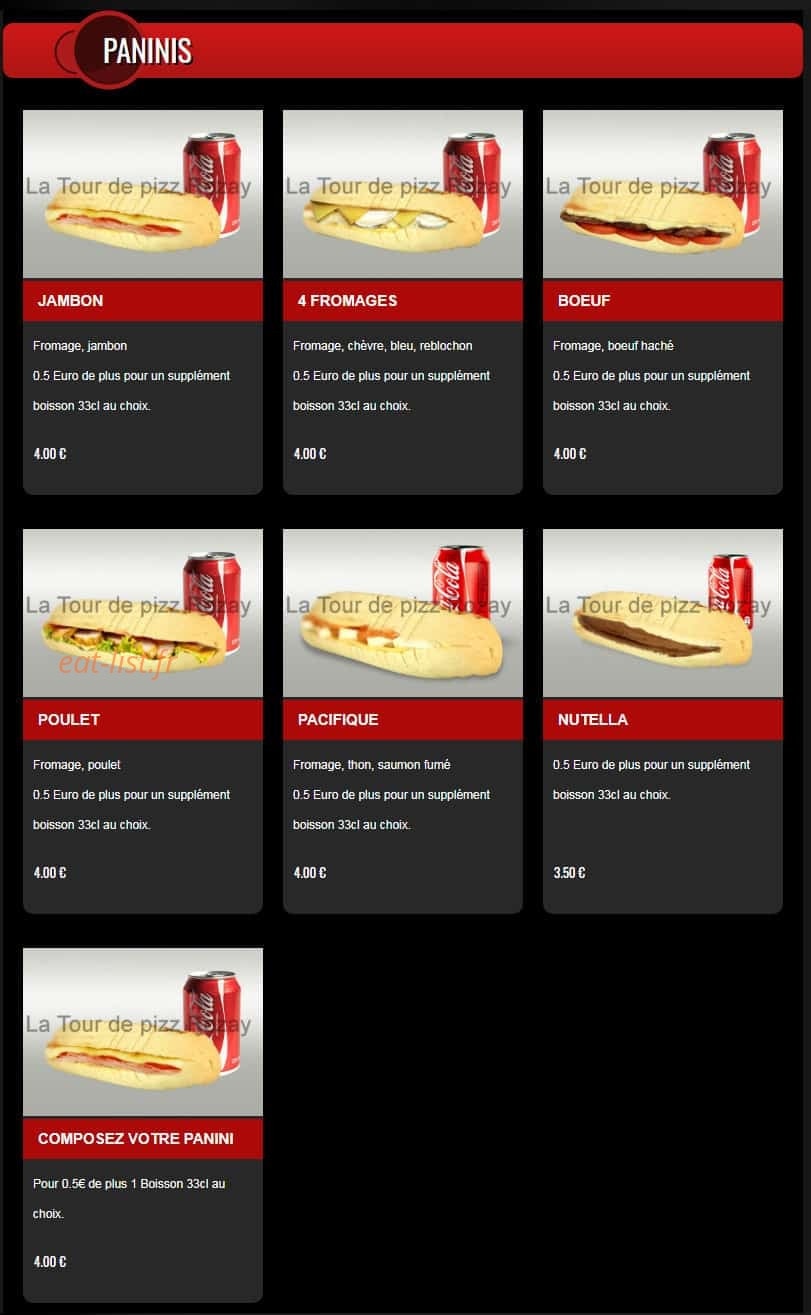 La Tour de Pizz — carte page 9