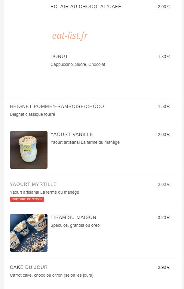 Kitoko Coffee — carte page 5