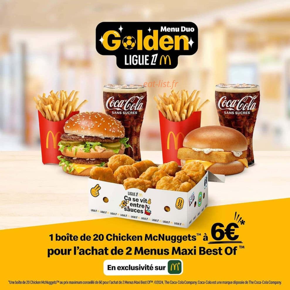 Mc Donald's — carte page 2