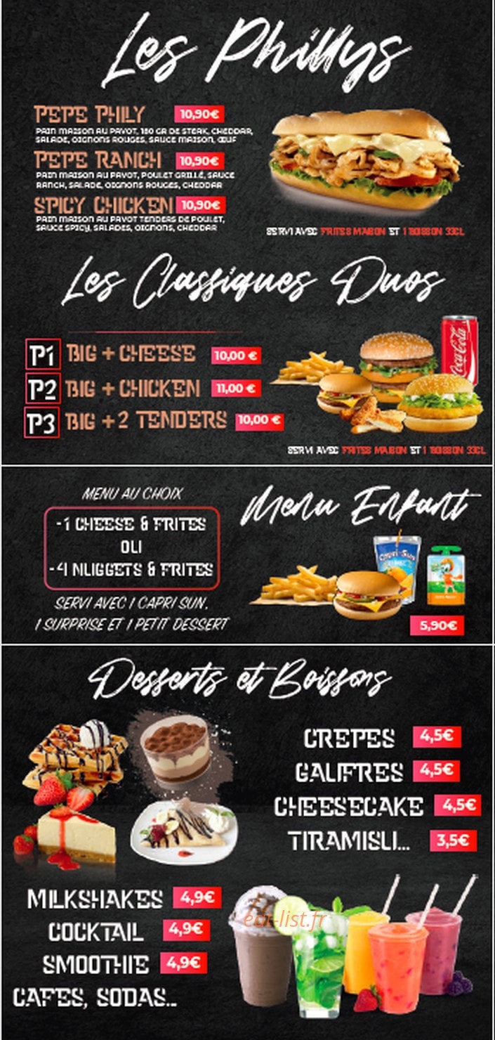 Pepe Factory — carte page 5