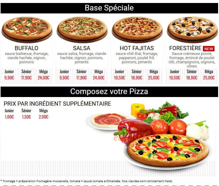 Poppie's pizza — carte page 3