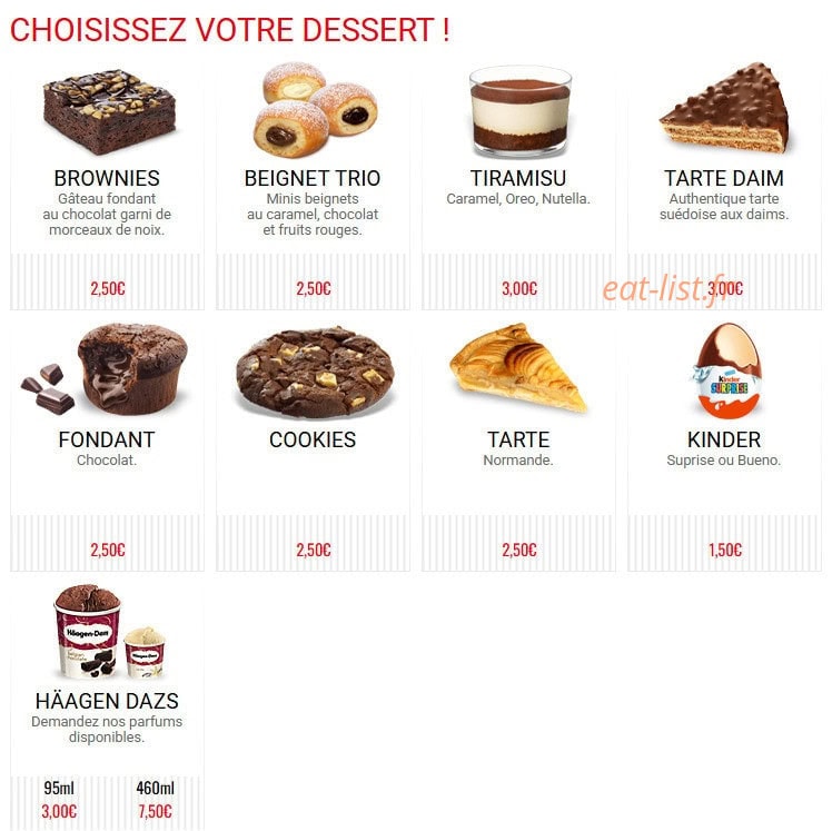 Poppie's pizza — carte page 8