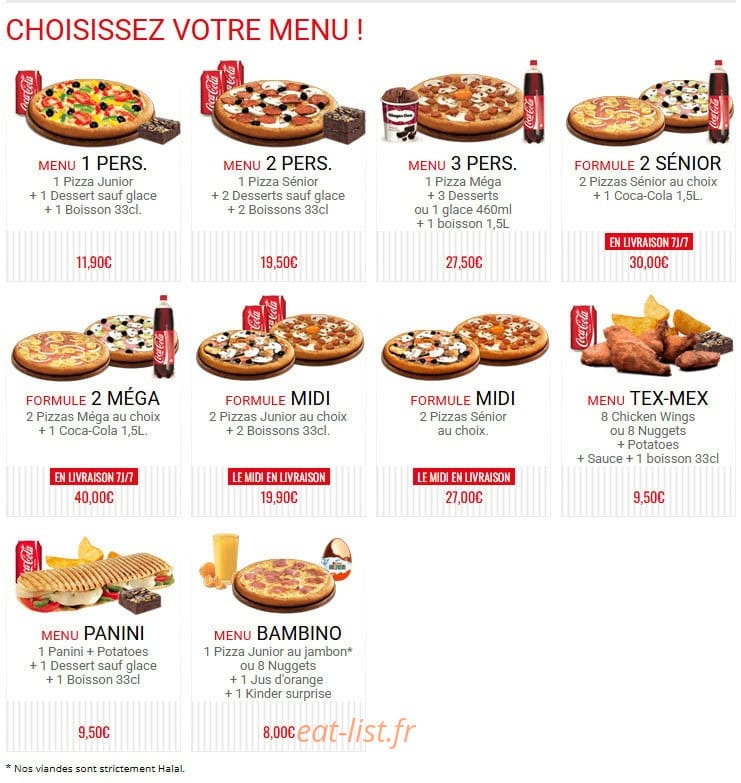 Poppie's pizza — carte page 7