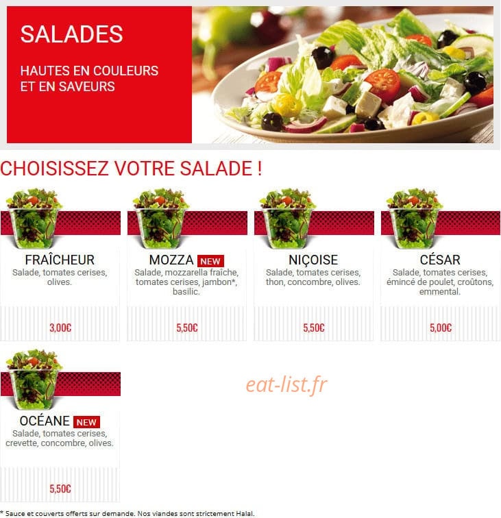 Poppie's pizza — carte page 4