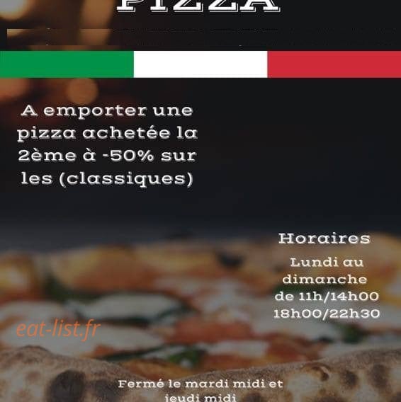 Andiamo pizza — carte page 1