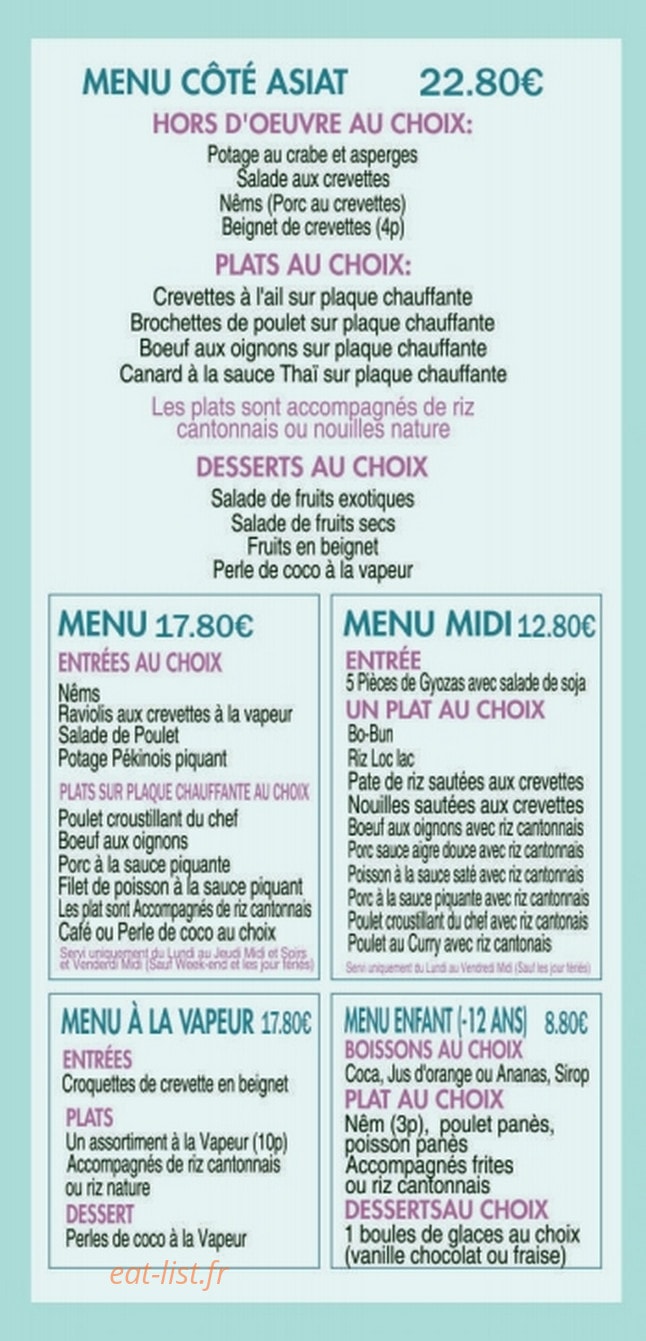Cote Asiat — carte page 6