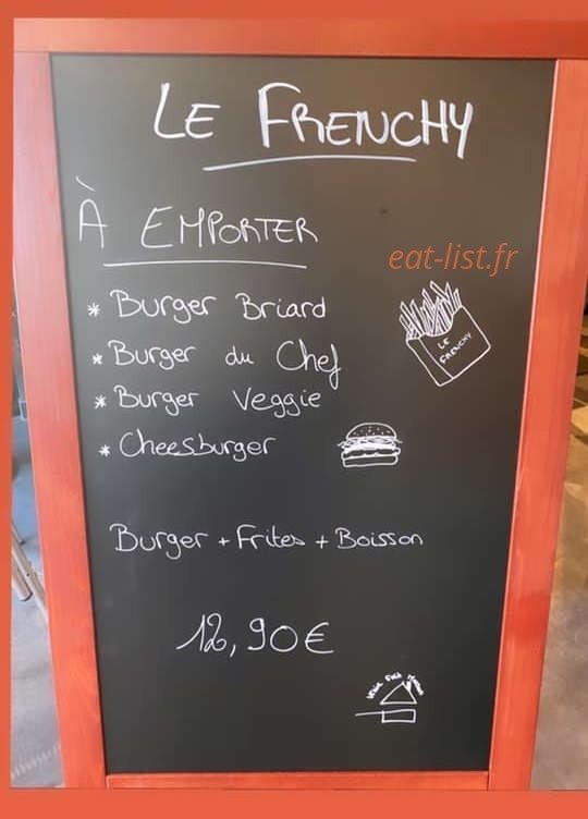 Carte et menu de Le Frenchy 77 à Crecy la Chapelle — les burgers