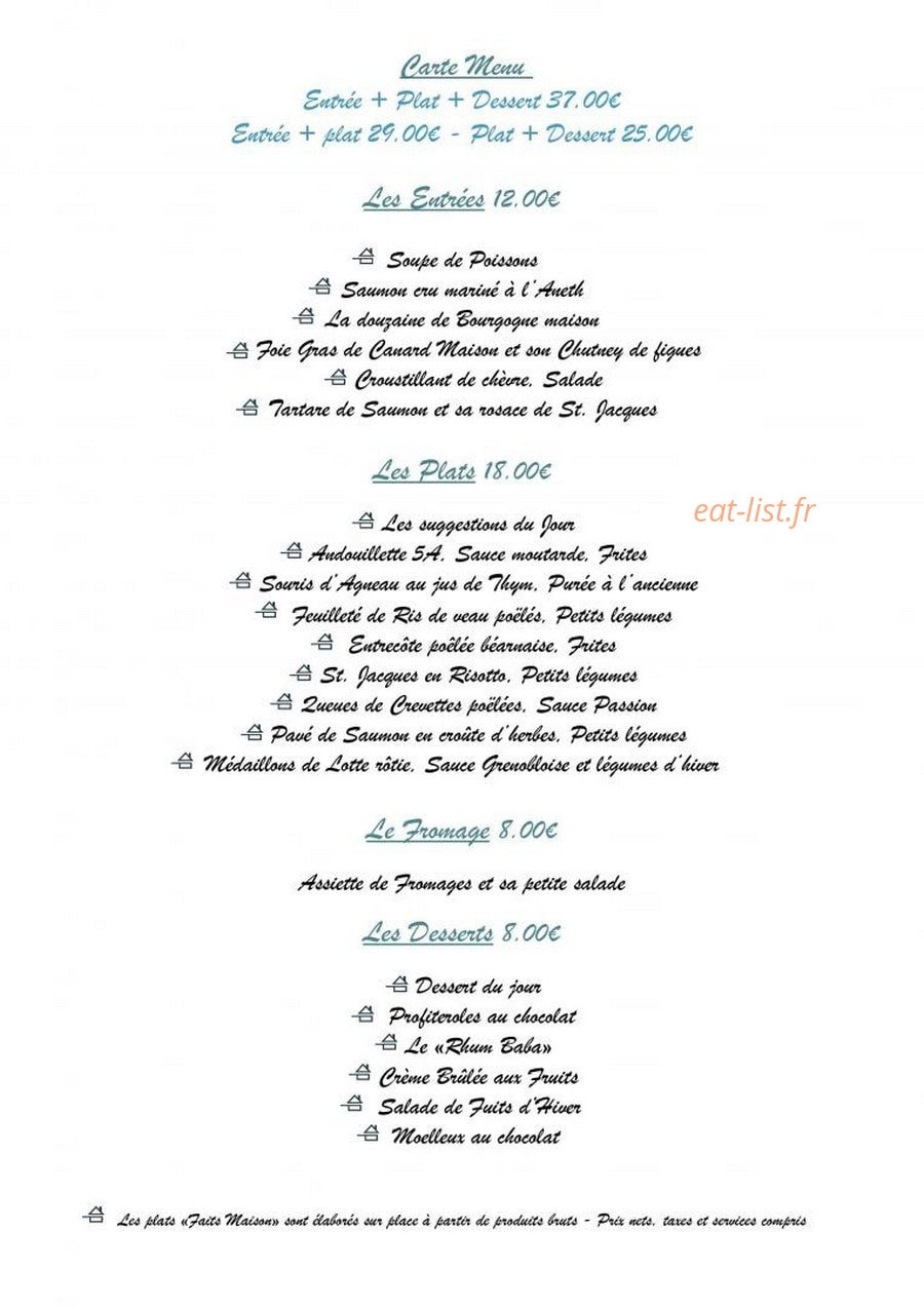 La Cabane — carte page 4