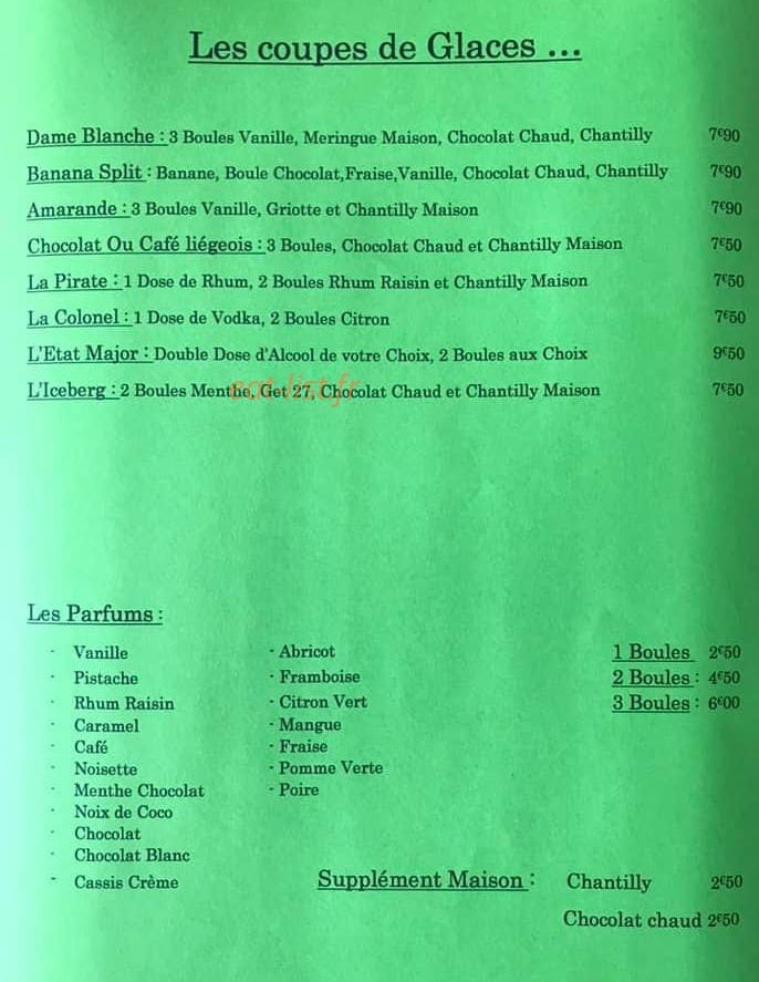 Le Fournil — carte page 3
