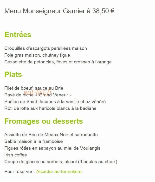 La Table du Curé — carte page 7