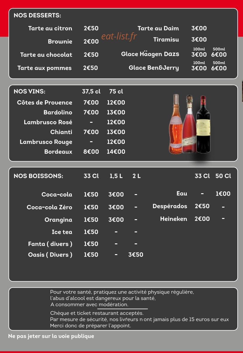 La Dolce Vita — carte page 4