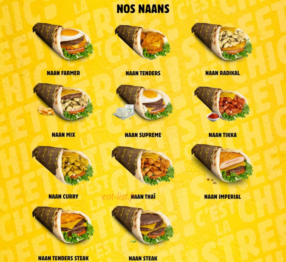 Chicken Street — carte page 1