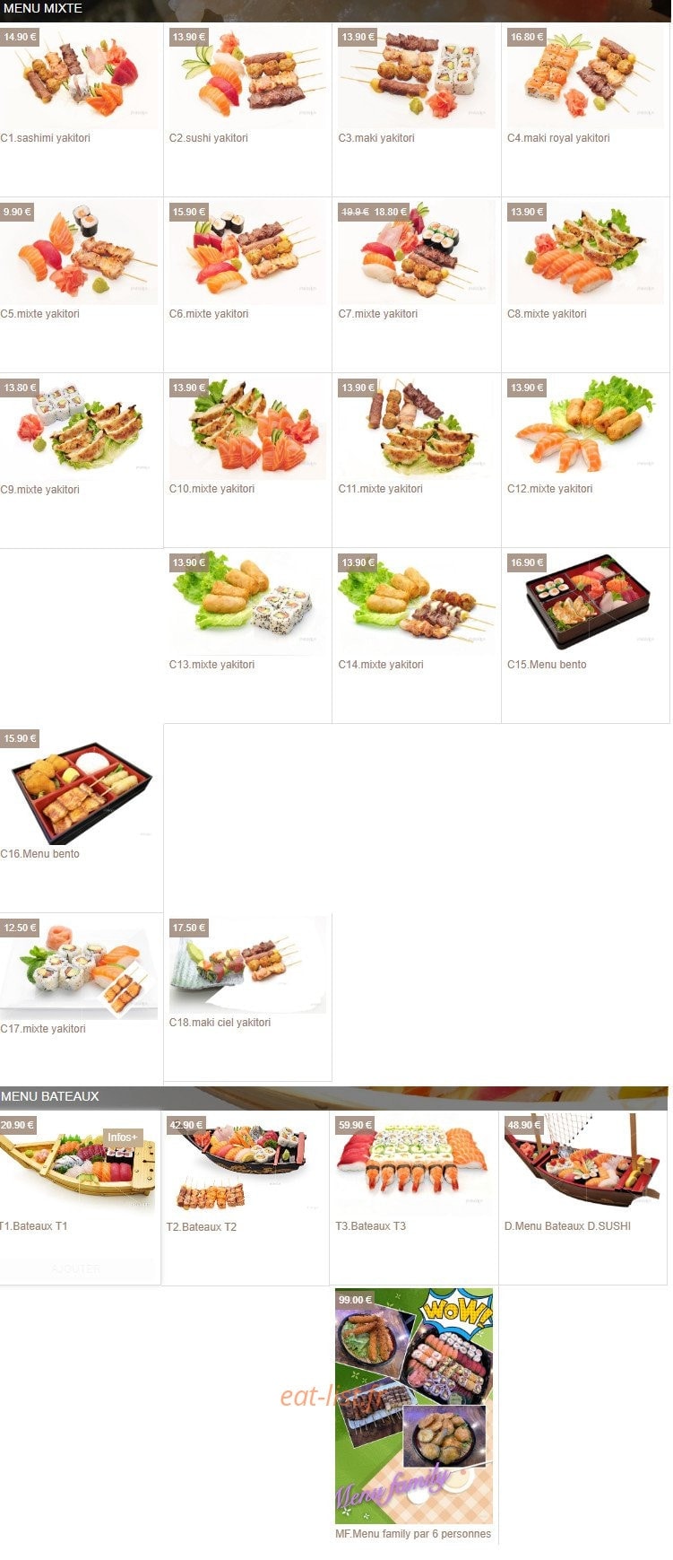 D.sushi — carte page 5