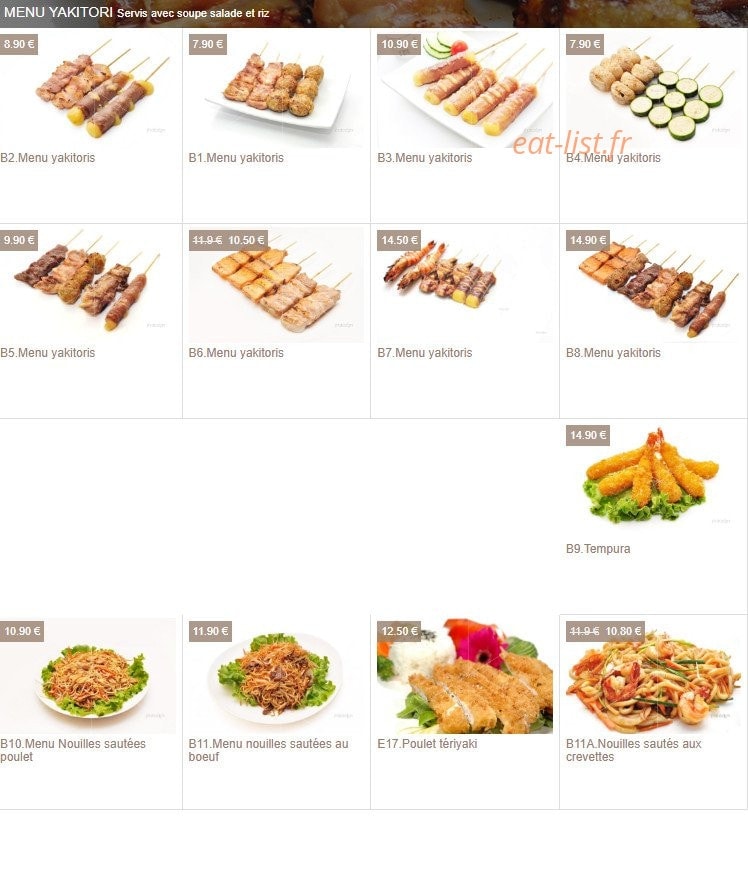 D.sushi — carte page 2