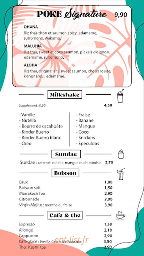 Deal’M — carte page 3