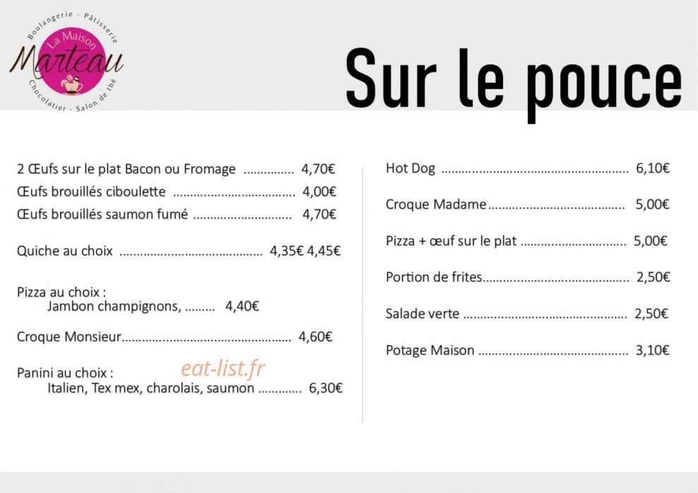 La Maison Marteau — carte page 1