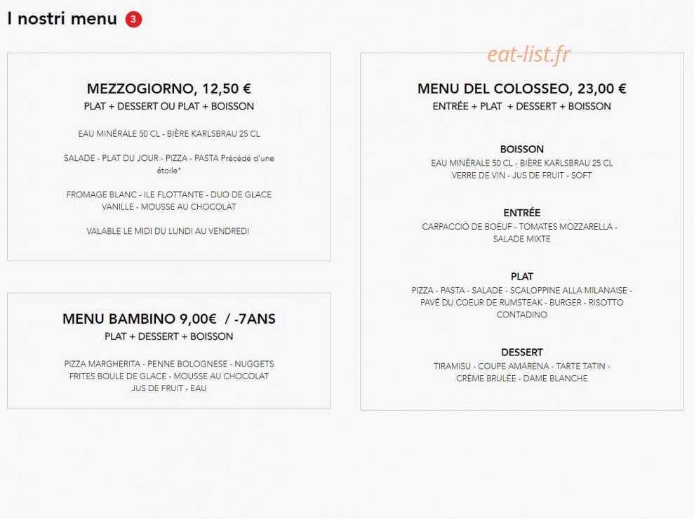 Pizza Di Roma — carte page 6