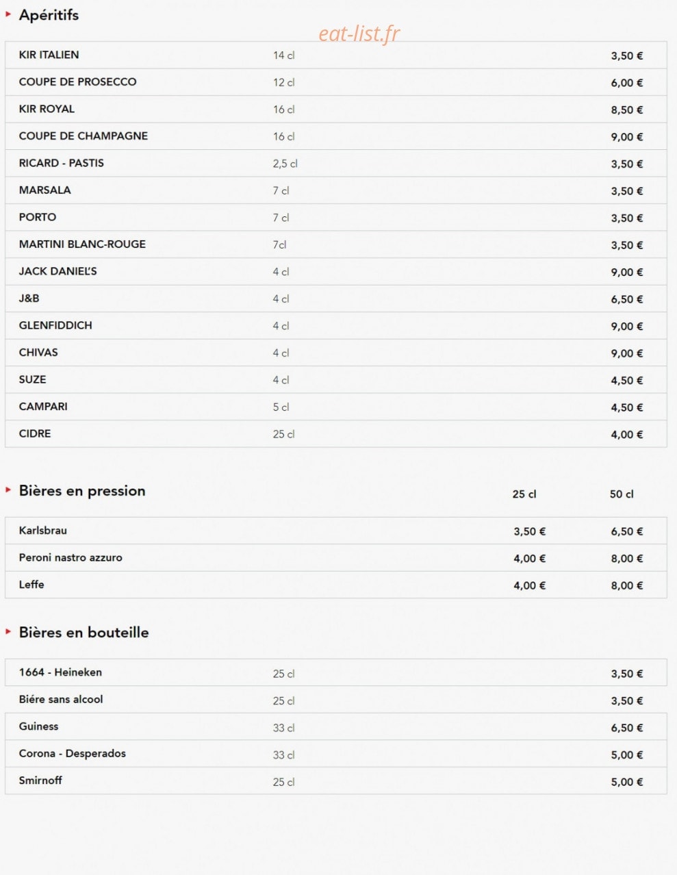 Pizza Di Roma — carte page 10
